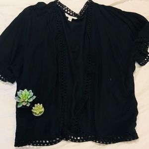 Black kimono/ cover up